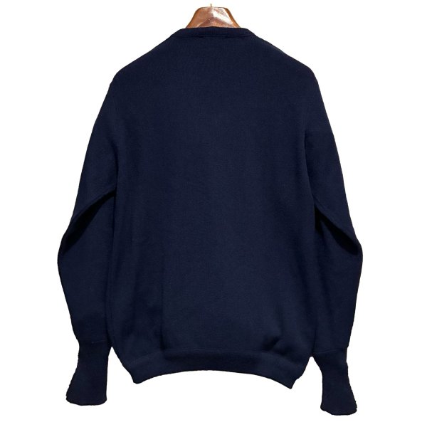 画像3: 〜80’ｓビンテージ【JCPenney】JCペニー The Fox Sweater【紺】無地【Vネック】アクリルセーター【サイズＬ】 