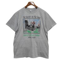 ビンテージ【GILDAN】【ギルダン】the secret's in the sauce【グレー】【おじさん】料理【Tシャツ】【サイズL】 