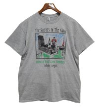 ビンテージ【GILDAN】【ギルダン】the secret's in the sauce【グレー】【おじさん】料理【Tシャツ】【サイズL】 