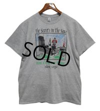 ビンテージ【GILDAN】【ギルダン】the secret's in the sauce【グレー】【おじさん】料理【Tシャツ】【サイズL】 