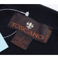 画像2: 【イタリー製】【Toscano】トスカーノ【黒ｘグレー】メリノウールｘアクリル【アーガイル】 Ｖネックセーター【サイズＭ】<br> (2)