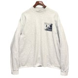 USA製【MV Sport】エムブイスポーツ ビンテージ【HOOD COLLEGE】フッドカレッジ【グレー】【モックネックロンT】【サイズXL】 