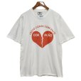 画像1: 90's【USA製】【ビンテージ】【Lee】リー【cristo conta com voce!】ハートプリント【白】Tシャツ【サイズＸＬ】<br> (1)