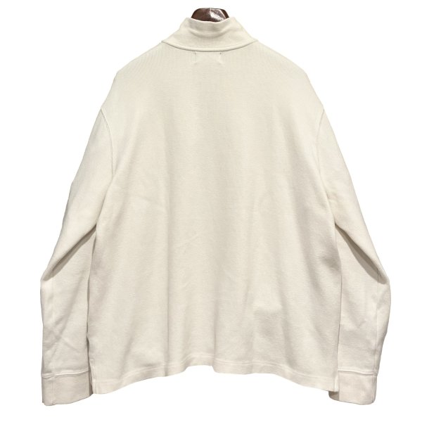 画像3: ビンテージ【ラルフローレン】POLO RALPH LAUREN【白】【無地】【ハーフジップ】【コットンセーター】【サイズXL】  