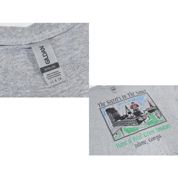 画像2: ビンテージ【GILDAN】【ギルダン】the secret's in the sauce【グレー】【おじさん】料理【Tシャツ】【サイズL】 