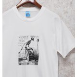 90's~【USA製】 ビンテージ【FRUIT OF THE LOOM 】フルーツオブザルーム【siltbreeze presents】骸骨【白】【 Tシャツ】【サイズM】 