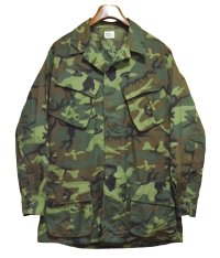 デッドストック 60's【ビンテージ】【米軍実物】【U.S.ARMY 】【ERDL】ノンリップ【ジャングルファティーグジャケット】【ファティーグシャツ】【M-LONG】 