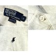 画像2: ビンテージ【ラルフローレン】 【POLO ralph lauren】【オートミール】長袖【ロングスリーブシャツ】【ポロシャツ】 【サイズS】 <br> (2)