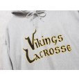 画像3: 【チャンピオン】【Champion】グレー【VIKINGS LACROSSE】バイキングス【プリント】ラクロス【リバースウィーブパーカー】【サイズXL程度】<br> (3)