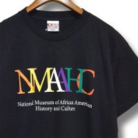 【デッドストック】新品未使用【USA製】【ビンテージ】【BAYSIDE】ベイサイド【黒】【NMAAHC】【Tシャツ】【サイズL】 