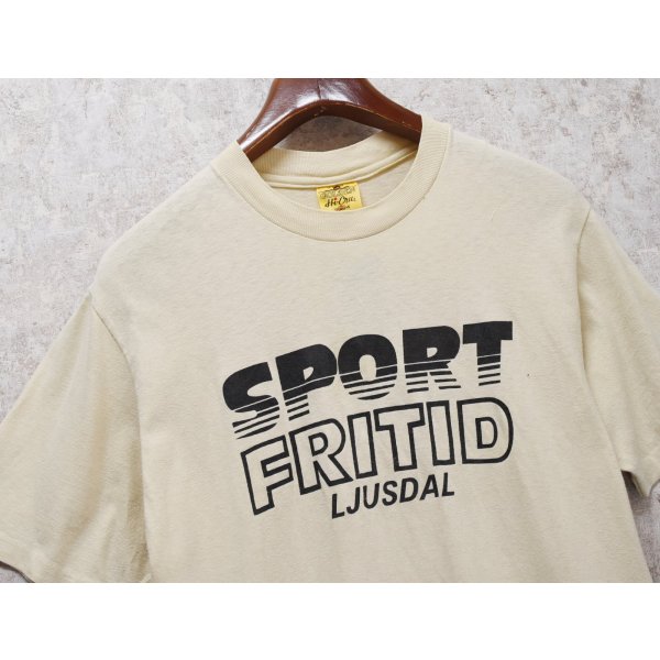 画像3: 【USA製】【ビンテージ】【Golden Hi-Cru】ゴールデン・ハイクルー【SPORT FRITID】【ライトベージュ】【Tシャツ】【サイズL】 