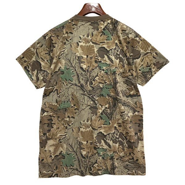画像4: USA製 ビンテージ【ACE SPORTS WEAR】リアルツリーカモ advantage camo【カモ柄】【ヘンリーネックTシャツ】 L程度 