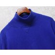 画像4: 90's【USA製】【RUSSELL】ラッセル 【ビンテージ】青【無地】前V【タートルネックスウェット】【サイズXL】<br> (4)