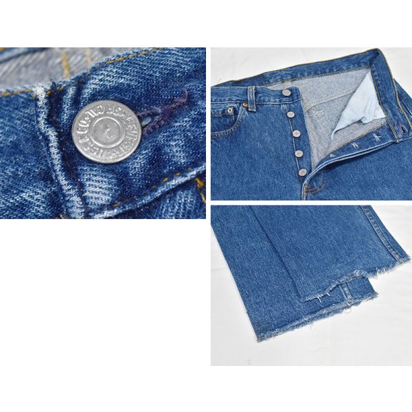 画像3: 【ビンテージ】【USA製】【LEVI'S】【リーバイス】【501】【デニムパンツ】ブルーデニム【32×30】 