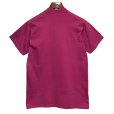 画像3: 【USA製】ビンテージ【L.L.Bean xラッセル】別注【赤紫】無地【ポケット付き】【Tシャツ】【サイズS】<br> (3)