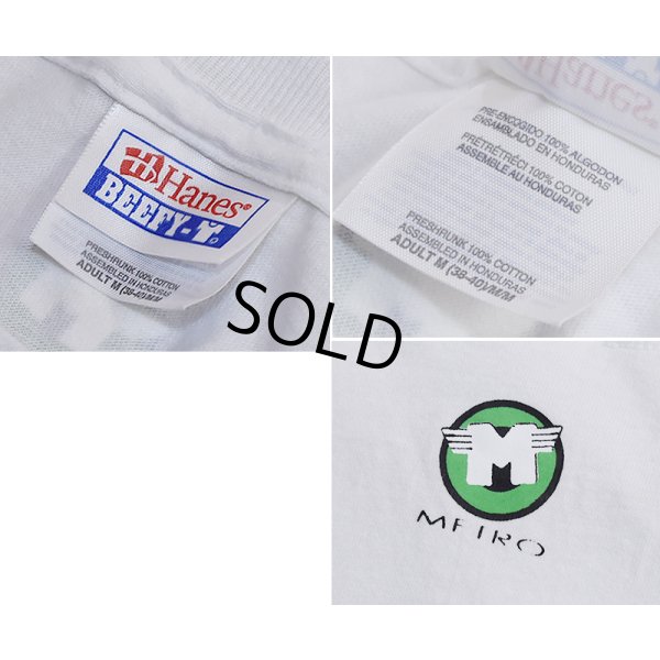 画像3: 【ビンテージ】【Hanes】ヘインズ【Kawasaki】カワサキ フライングK【白】【Tシャツ】【サイズＭ】 
