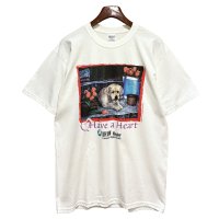 【GILDAN】【ギルダン】Have a heart 子犬 プリント【国際動物福祉基金】IFAW【白】【Tシャツ】【サイズL】 