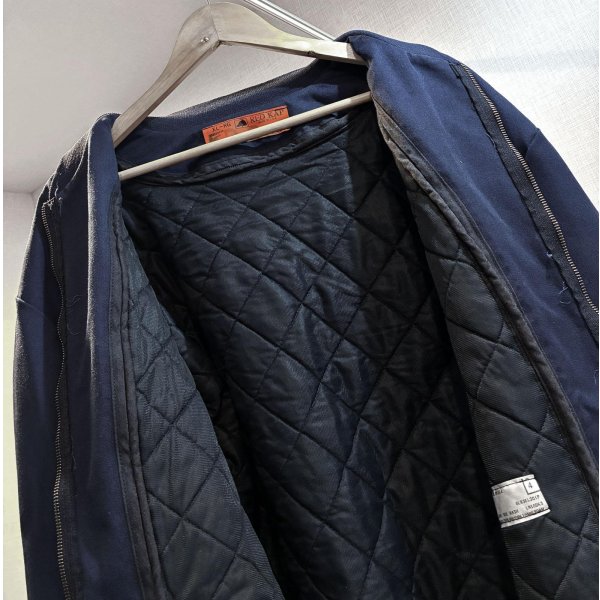 画像3: 【USA製】ビンテージ【RED KAP】レッドキャップ ライナー付き【紺】【ジップアップワークブルゾン】【サイズXL-R】  
