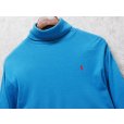 画像3: 【ラルフローレン】POLO RALPH LAUREN【水色】【タートルネックロンT】【サイズM】<br> (3)