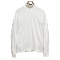 ~90's ビンテージ USA製【GAP】オールドギャップ【白】無地【タートルネックロンT】【サイズL】 