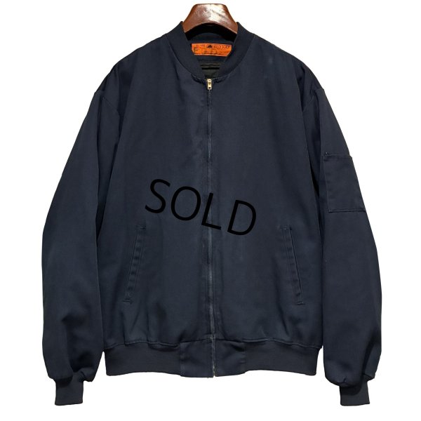 画像1: 【USA製】ビンテージ【RED KAP】レッドキャップ ライナー付き【紺】【ジップアップワークブルゾン】【サイズXL-R】  