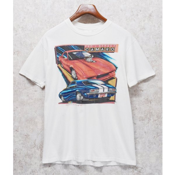 画像3: 【90's~】【USA製】【ビンテージ】【Hanes】ヘインズ【CAMARO】カマロ【白】車 イラスト【Tシャツ】【サイズL】 