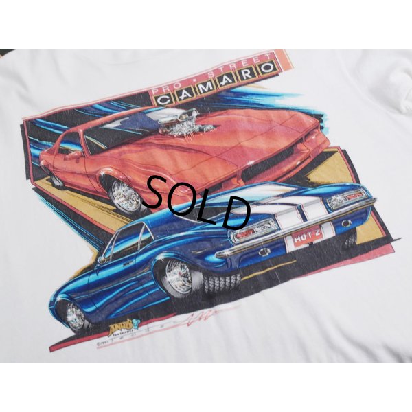 画像4: 【90's~】【USA製】【ビンテージ】【Hanes】ヘインズ【CAMARO】カマロ【白】車 イラスト【Tシャツ】【サイズL】 