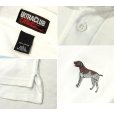 画像2: 【ビンテージ】【ULTRA CLUB】ウルトラクラブ 左胸犬刺繍【白】コットン【ポロシャツ】【サイズL】<br> (2)
