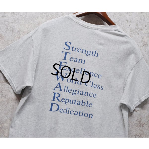 画像4: ビンテージ【GILDAN】【ギルダン】Steward【ライトグレー】【バックプリント付き】【Tシャツ】【サイズL】 