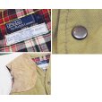 画像2: ビンテージ【Ralph Lauren】【ラルフローレン】カーキグリーン【ダウンベスト】【裏地赤チェック】ハンティングダウンベスト【サイズS】<br> (2)