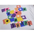 画像4: 【ビンテージ】USA製【SHAPE】【白】幾何学模様 カラフル【グラフィック】アート 【Ｔシャツ】【サイズM】<br> (4)
