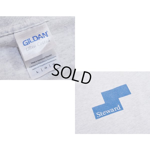画像2: ビンテージ【GILDAN】【ギルダン】Steward【ライトグレー】【バックプリント付き】【Tシャツ】【サイズL】 