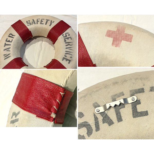 画像2: 【ビンテージ】アンティーク【WATER SAFETY SERVICE】【浮き輪】救命浮輪【装飾品】オブジェ【雑貨】置物 