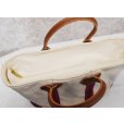 画像7: 程度良好【ビンテージ】【L.L.bean】【エルエルビーン】【白×エンジ】レザーハンドル【天マチファスナー付き】【キャンバス】【トートバッグ】【キャンバストート】<br> (7)