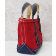 画像6: 80’s【ビンテージ】【L.L.bean】エルエルビーン【赤×紺】【キャンバス】【ミニミニトートバッグ】デラックストート【ビーントート】<br> (6)