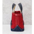 画像4: 80’s【ビンテージ】【L.L.bean】エルエルビーン【赤×紺】【キャンバス】【ミニミニトートバッグ】デラックストート【ビーントート】<br> (4)