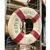 【ビンテージ】アンティーク【WATER SAFETY SERVICE】【浮き輪】救命浮輪【装飾品】オブジェ【雑貨】置物 