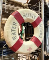【ビンテージ】アンティーク【WATER SAFETY SERVICE】【浮き輪】救命浮輪【装飾品】オブジェ【雑貨】置物 