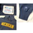画像2: 80's USA製【チャンピオン】【Champion】【MICHIGAN】ミシガン大学【プリント】カレッジ 紺【リバースウィーブパーカー】【サイズXL】<br> (2)