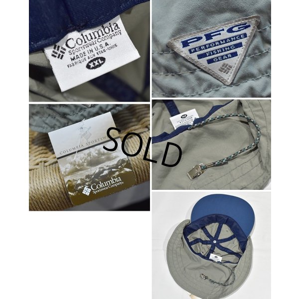 画像2: 新品未使用【USA製】【ビンテージ】【Columbia】コロンビア【flatstalker】【PFG】セージキャップ【帽子】サイズXXL 