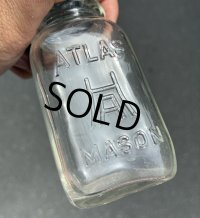 ビンテージ【Hazelatlas】ヘーゼルアトラス【メイソンジャー】【貯金箱】 