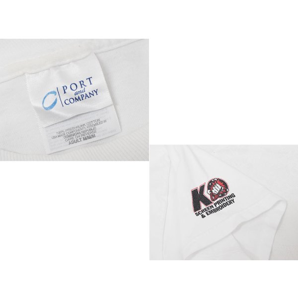 画像3: ビンテージ【port and company】ポート&カンパニー【白】【ヒルズボロ・リレー】【NOLAN REARDON MEMORIAL】ランナーイラスト【Tシャツ】【サイズM】 