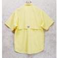 画像3: 【コロンビア】【Columbia】ビンテージ【PFG】黄色【ボタンダウン】フィッシング【半袖シャツ】【サイズM】<br> (3)