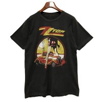 ビンテージ【ZZTOP】ZZトップ【黒】【バンドTシャツ】【サイズL程度】 