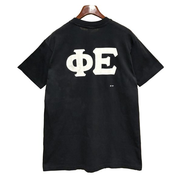 画像1: 【90's】【USA製】【ビンテージ】【Hanes】ヘインズ【PHI EP】【ΦE】【Tシャツ】【サイズXL】 