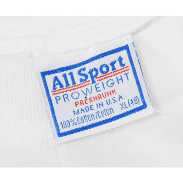 画像2: 【USA製】 ビンテージ【ALL Sports】オールスポーツ【MAUI】マウイ【白】ハイビスカス【 Tシャツ】【サイズXL】 