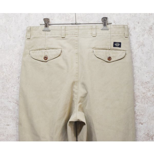 画像4: 【USA製】【ビンテージ】【DOCKERS】ドッカーズ【ベージュ】【２タックコットンパンツ】【32ｘ34】 