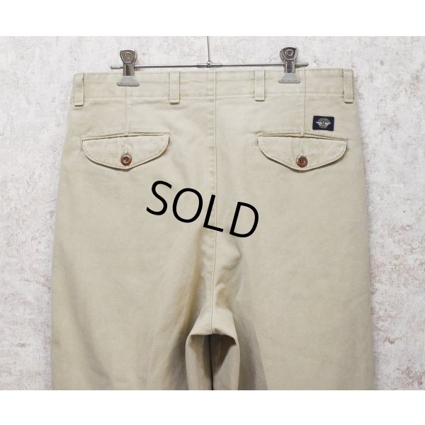 画像4: 【USA製】【ビンテージ】【DOCKERS】ドッカーズ【ベージュ】【２タックコットンパンツ】【32ｘ34】 