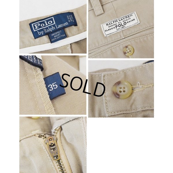 画像2: 90's~【ビンテージ】【POLO RALPH LAUREN】ラルフローレン【ベージュ】PROSPECT SHORT【ショートパンツ】【短パン】【コットンショーツ】【W３５】 