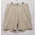 画像1: 90's~【ビンテージ】【POLO RALPH LAUREN】ラルフローレン【ベージュ】PROSPECT SHORT【ショートパンツ】【短パン】【コットンショーツ】【W３５】<br> (1)